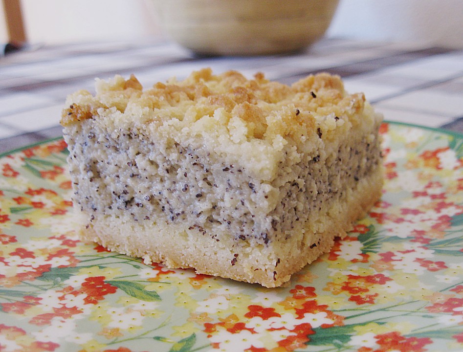 Mohn - Streuselkuchen von pinktroublebee | Chefkoch.de
