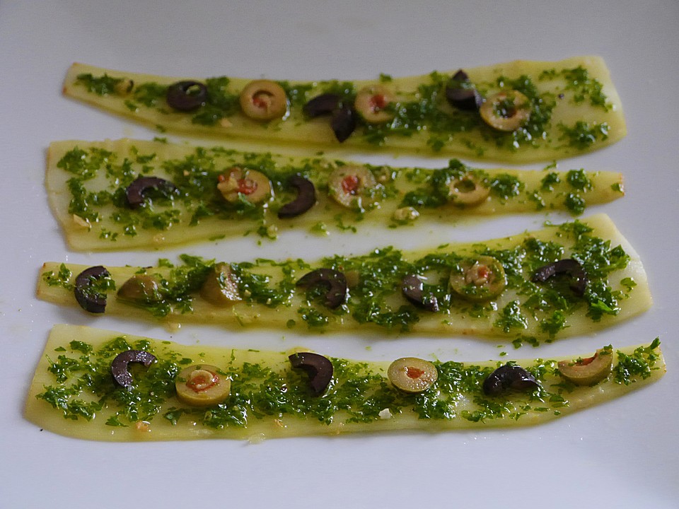Pastinaken mit Oliven - Petersilien - Pesto von bushcook | Chefkoch.de
