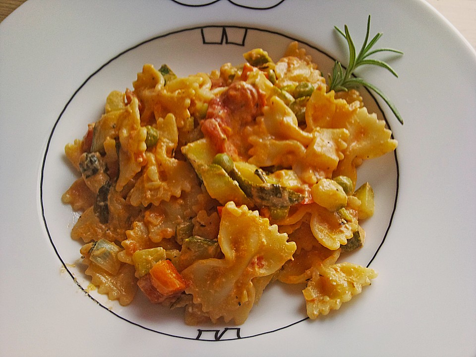 Nudeln mit Zucchini - Schafskäse - Sauce von silke0264 | Chefkoch.de