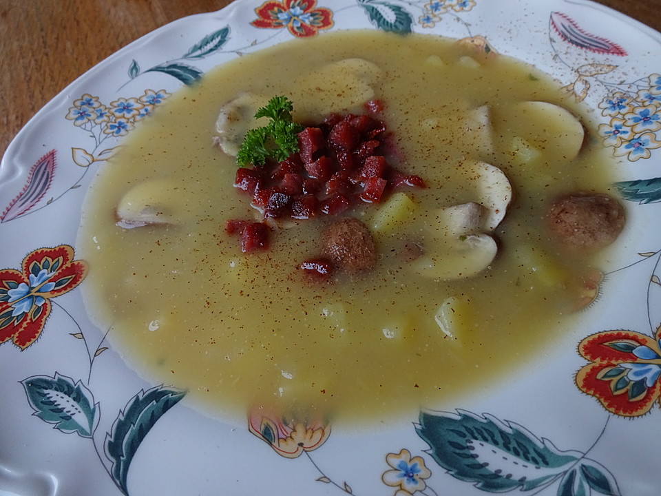 Wiener Kartoffelsuppe mit Pilzen von Ham-Star | Chefkoch.de