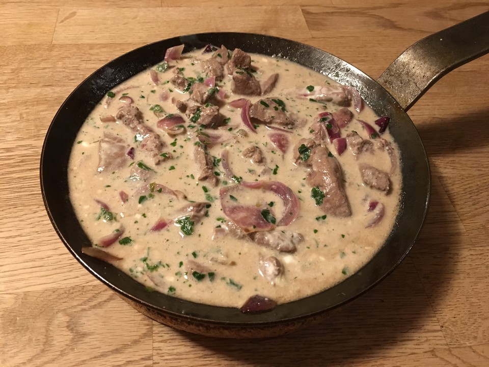 Leber mit roten Zwiebeln von plumbum | Chefkoch.de