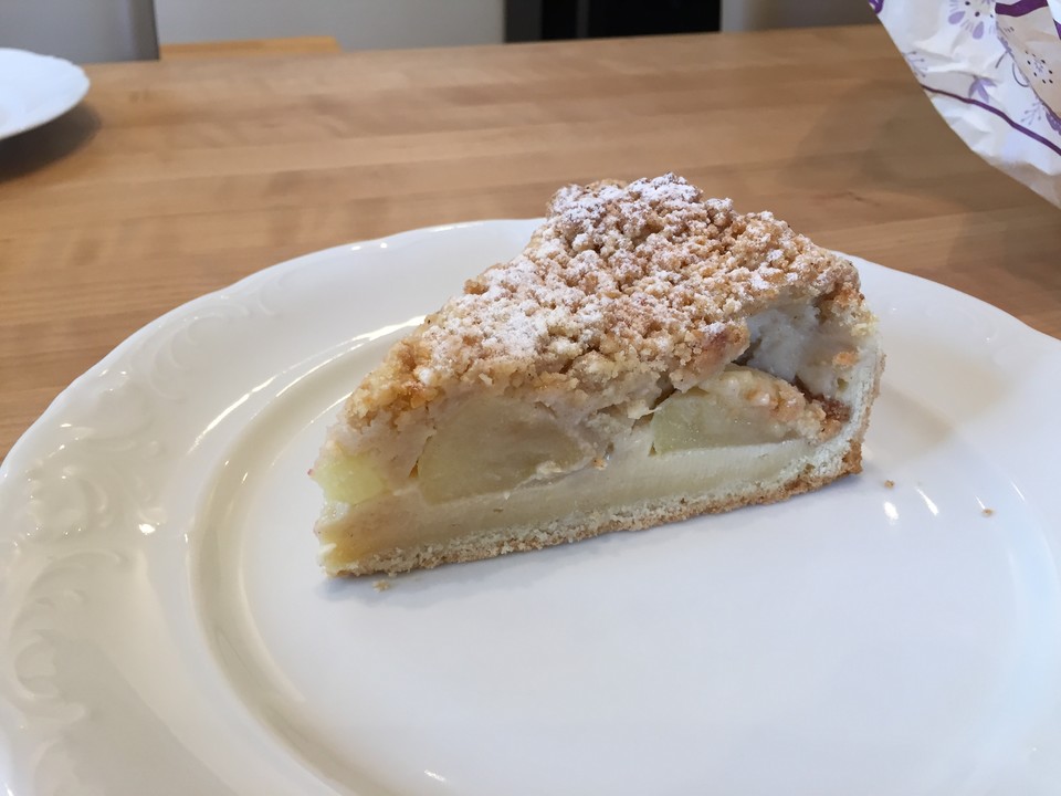 Apfelkuchen mit Vanillecreme und Streuseln von Musikaro | Chefkoch.de