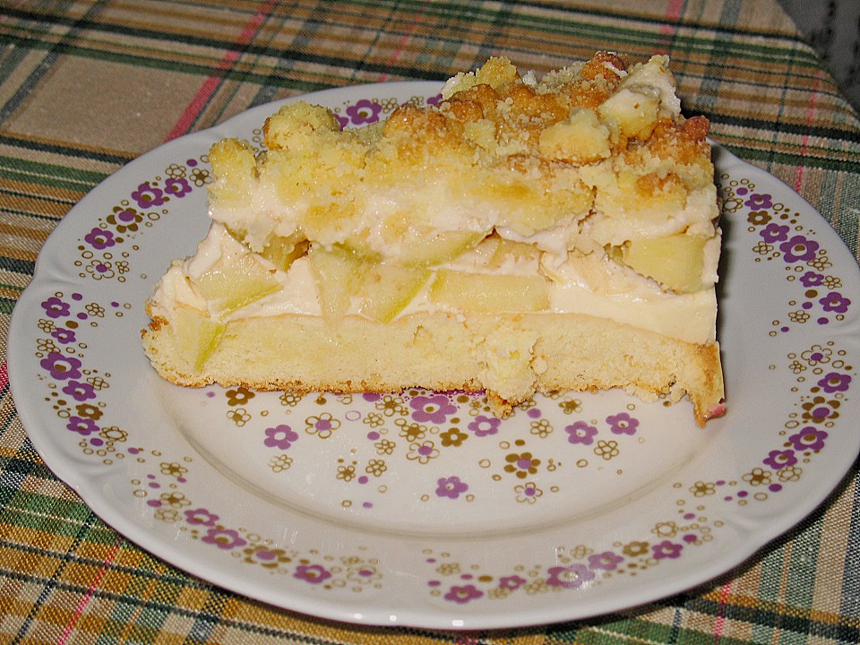 Apfelkuchen mit Vanillecreme und Streuseln von Musikaro | Chefkoch.de