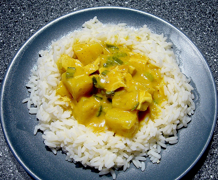Ananas - Hühnchen - Curry von Blumle | Chefkoch.de