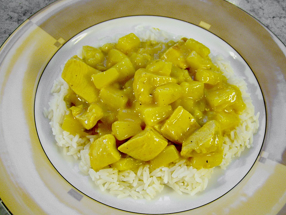 Ananas - Hühnchen - Curry von Blumle | Chefkoch.de
