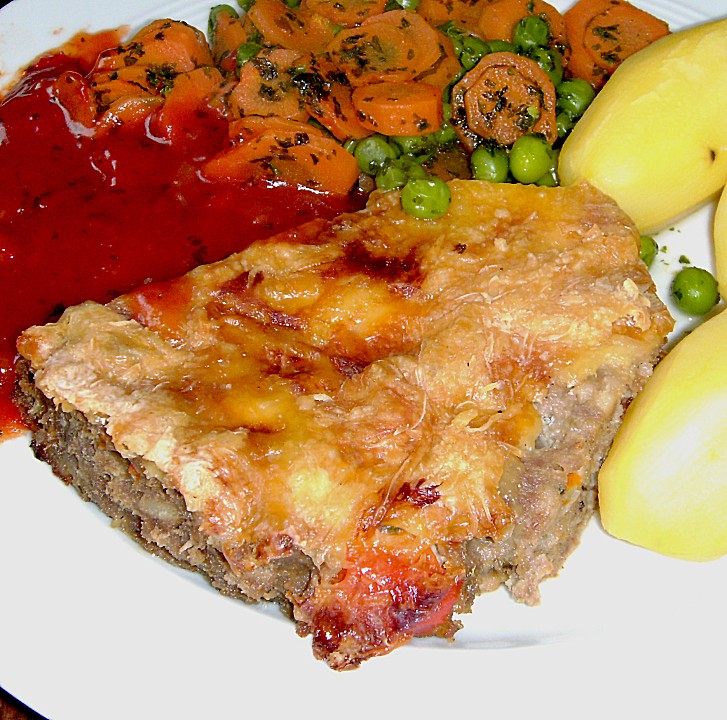 Hackbraten mit Käsekruste von mareikaeferchen | Chefkoch.de