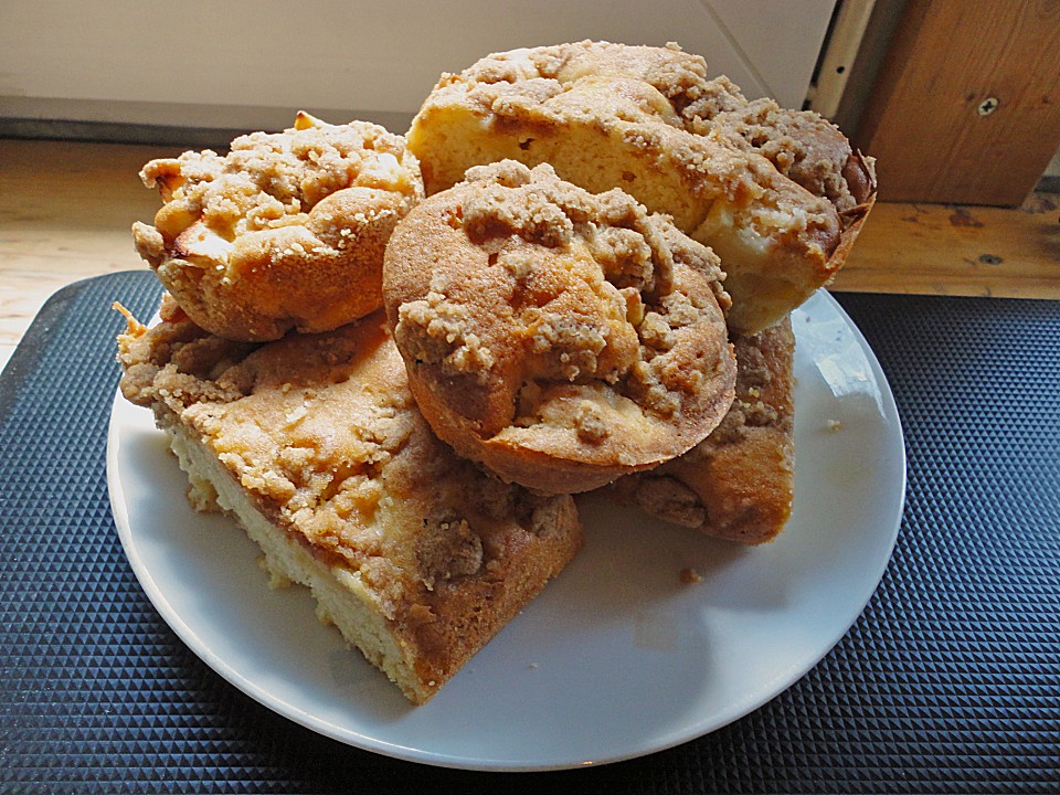 Apfelmuffins mit Zimtkruste von Kartoffel_1 | Chefkoch.de