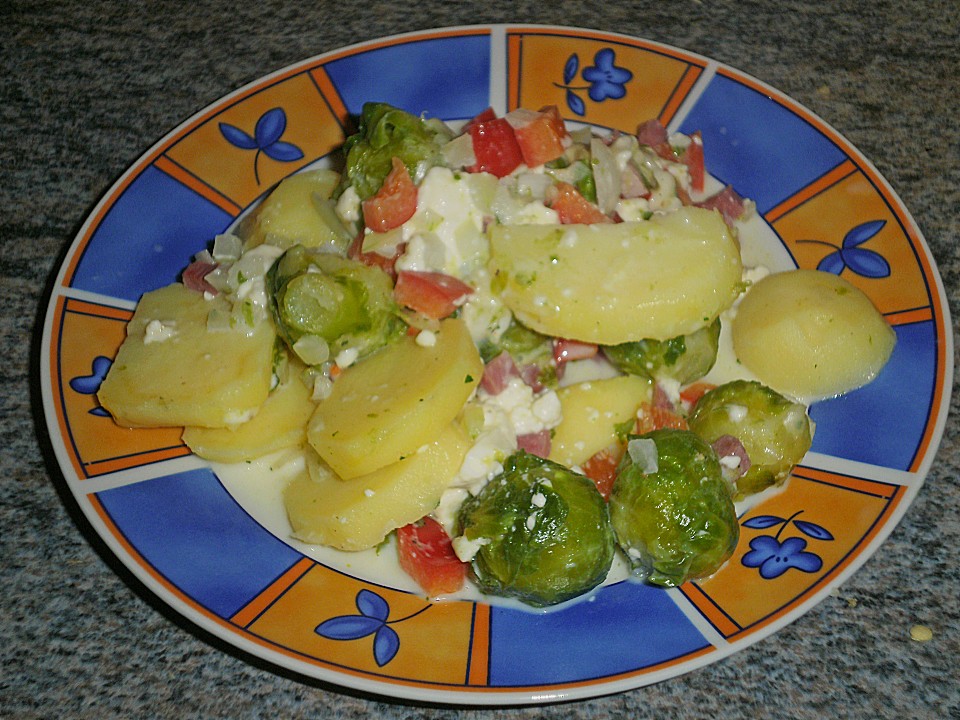 Rosenkohl - Kartoffelauflauf mit Feta - Käse von WG-Chefkoch | Chefkoch.de