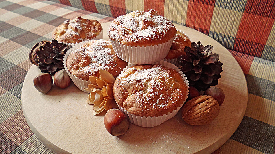 Apfel - Marzipan - Muffins von emandriana89 | Chefkoch.de