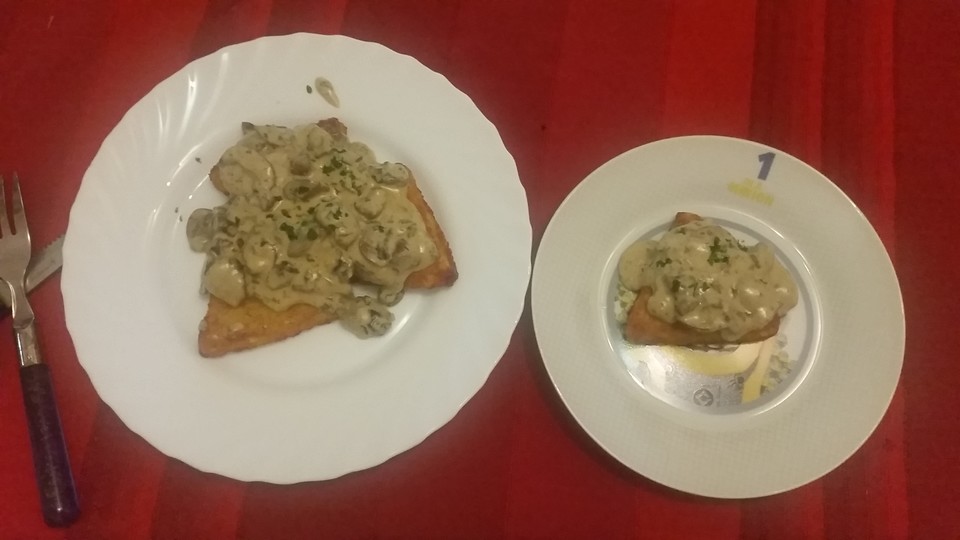 Champignons in Weißweinsauce auf Rösti von coldlizard | Chefkoch.de