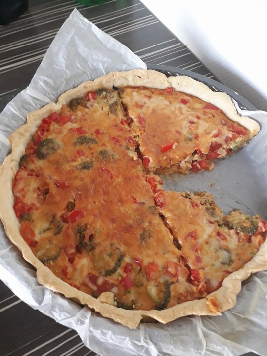 Paprika - Brokkoli - Quiche von CookingJulie | Chefkoch.de