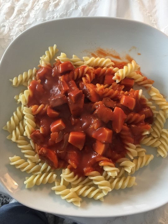 Nudeln mit Tomatensauce von Blasmuskant | Chefkoch.de