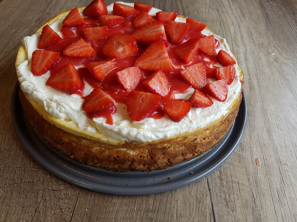 American Cheesecake mit Sahne Früchte Topping von paules Chefkoch.de