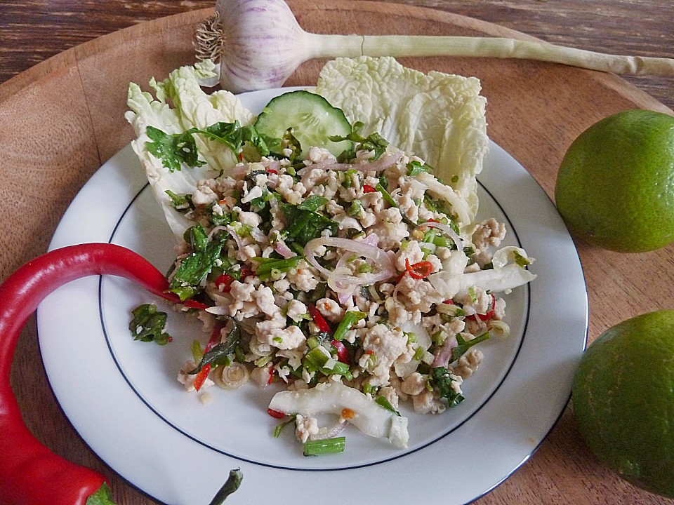Laab Gai - Thailändischer Hähnchensalat von chica* | Chefkoch.de