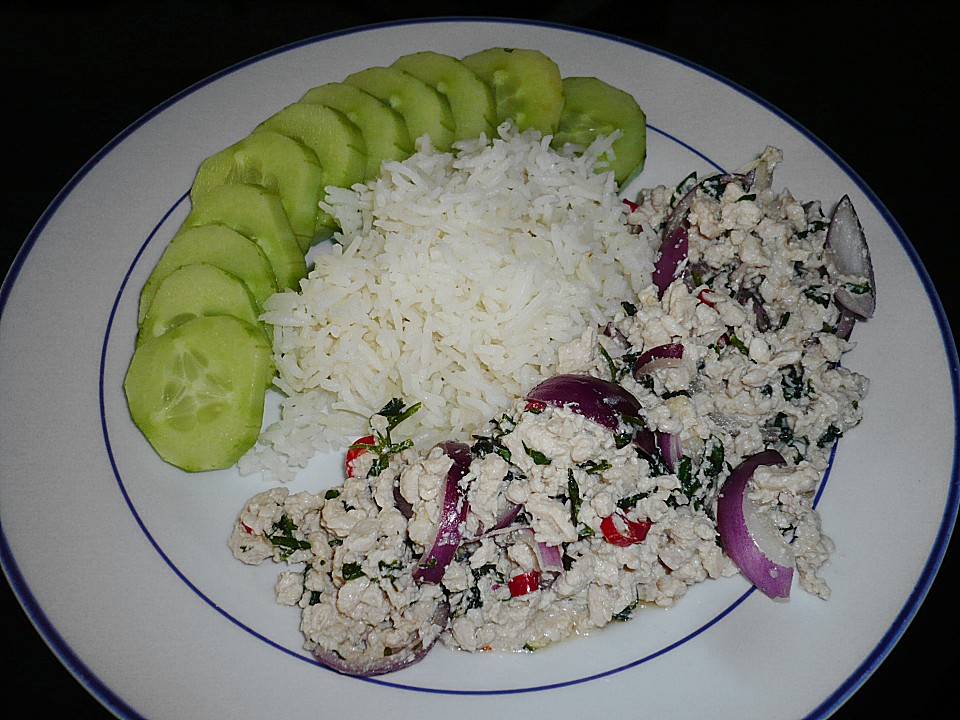 Laab Gai - Thailändischer Hähnchensalat von chica* | Chefkoch.de