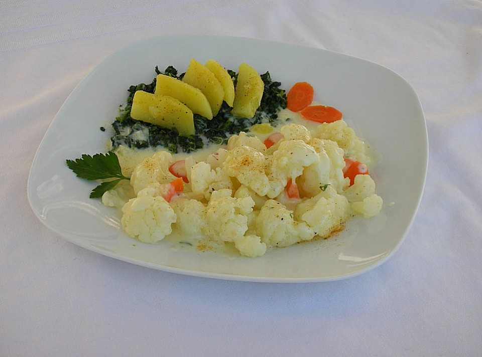 Blumenkohl mit Käsesoße von pralinchen | Chefkoch.de