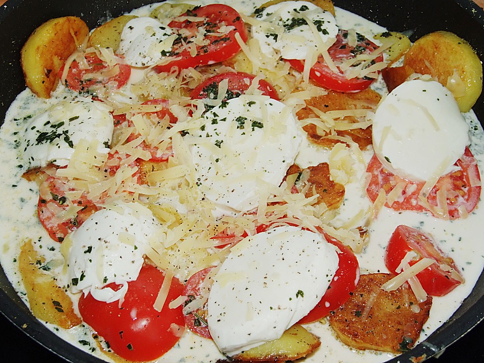 Kartoffelpfanne mit Mozzarella von Corbisez | Chefkoch.de