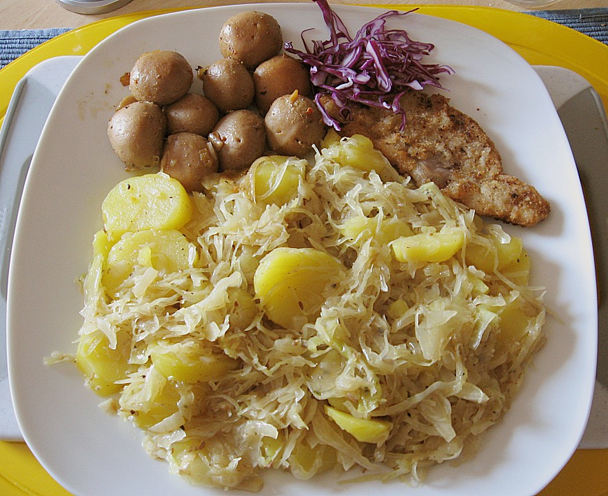 Warmer Kartoffelsalat mit Weißkraut von wagenhausen6 | Chefkoch.de