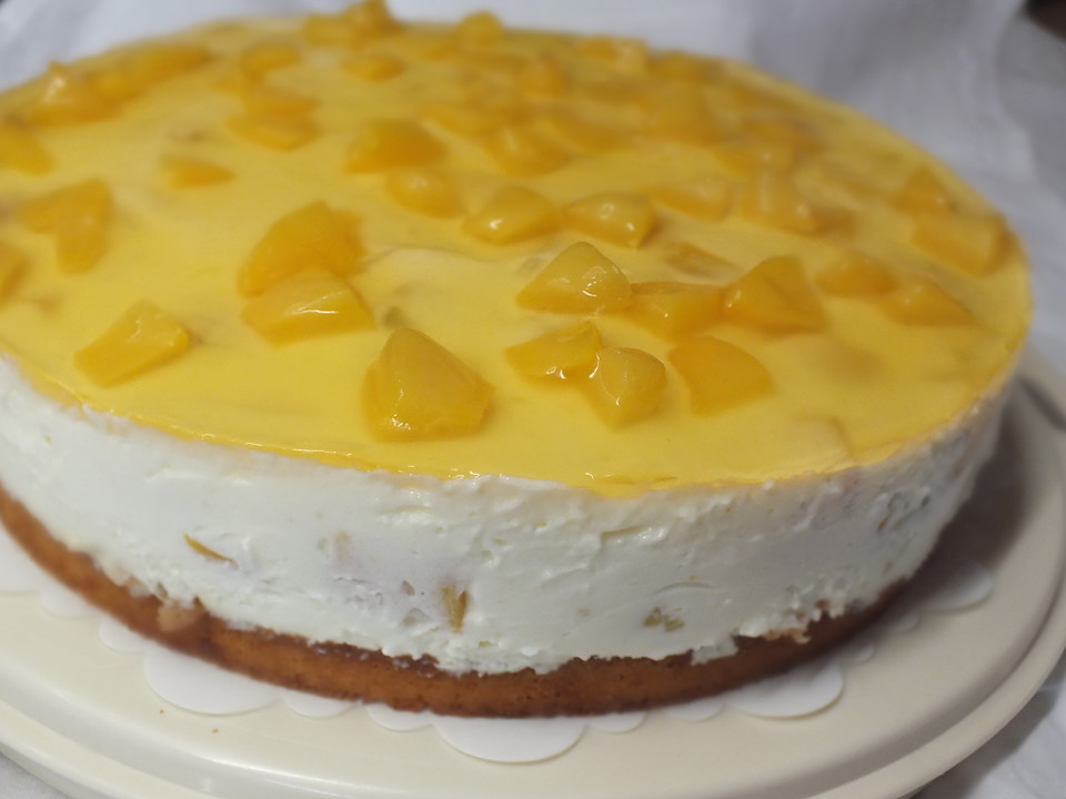 Quark - Pfirsich - Torte von fabienne | Chefkoch.de