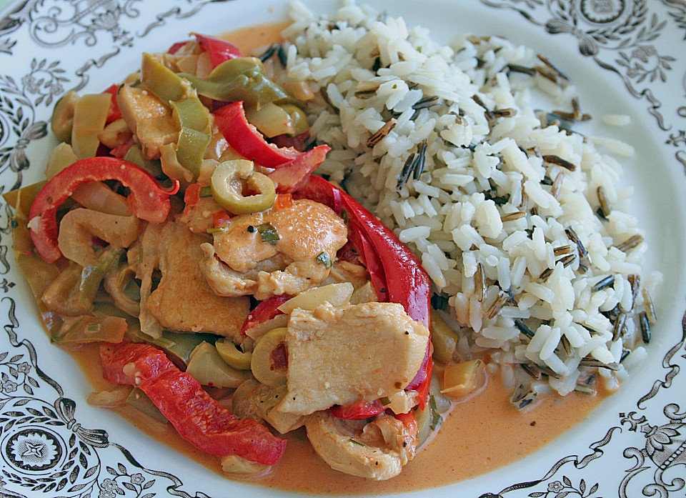 Paprikapfanne mit Hähnchenbrust von Sivi | Chefkoch.de