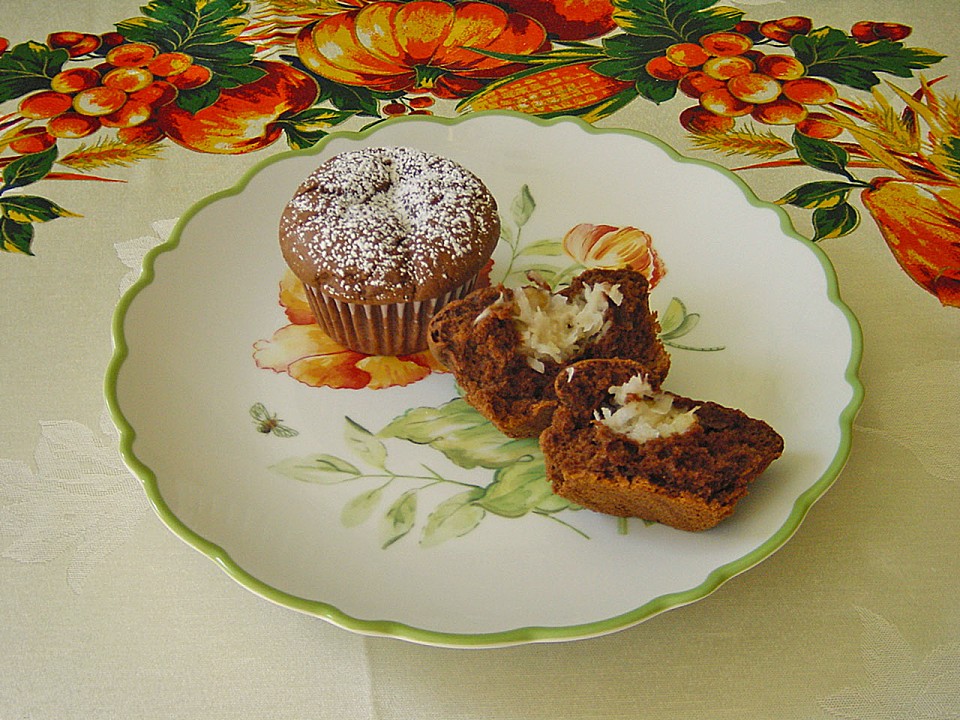 Schoko - Muffins mit Kokos - Herz von Carstenroesner | Chefkoch.de