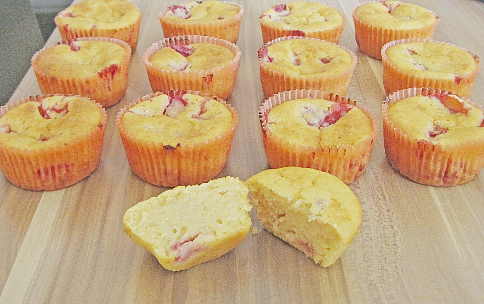 Erdbeer - Joghurt - Muffins von Cookie-Diva | Chefkoch.de