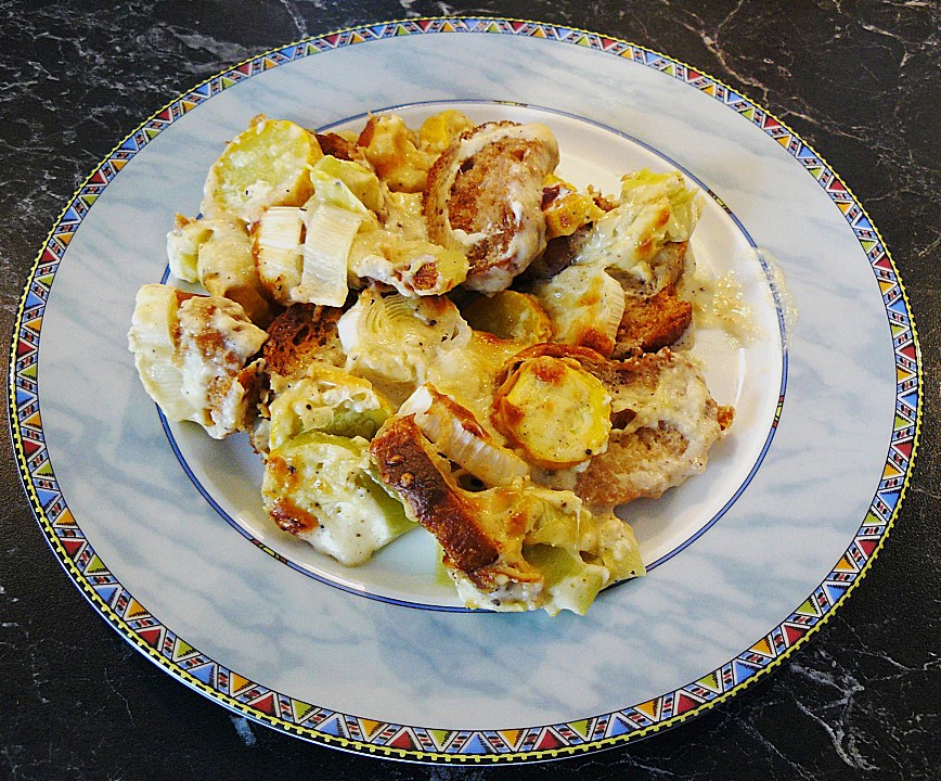 Zucchini - Brot - Auflauf von Andr0meda | Chefkoch.de