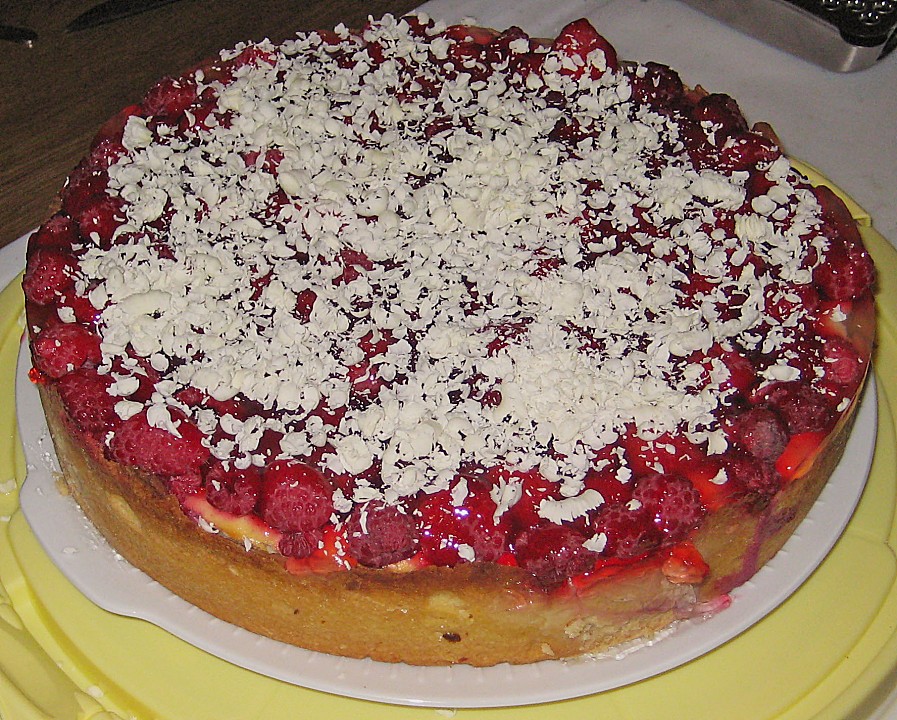 Himbeerkuchen mit weißer Schokolade von berlinfan | Chefkoch.de