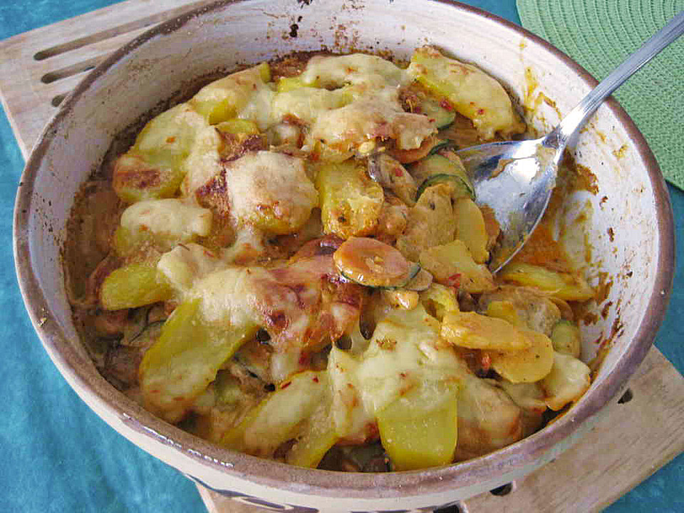 Gratinierte Kartoffel - Gemüsepfanne von Geier8 | Chefkoch.de