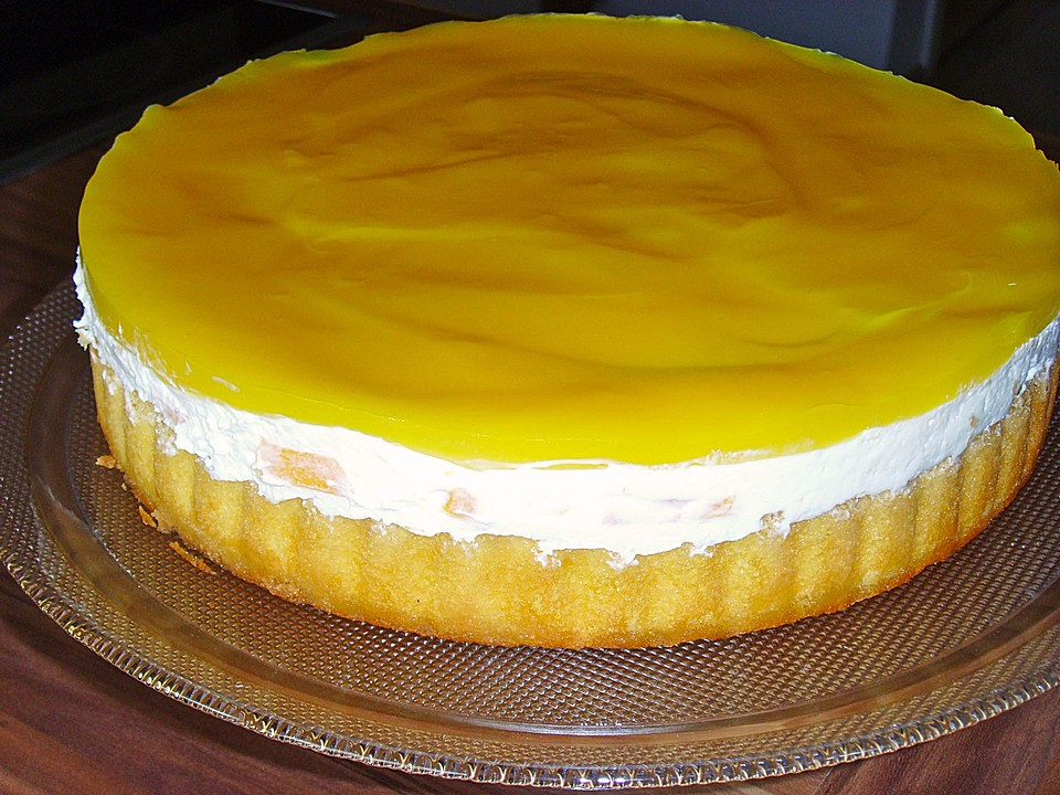 Schnelle Pfirsich - Maracuja - Torte, ein beliebtes Rezept aus der ...