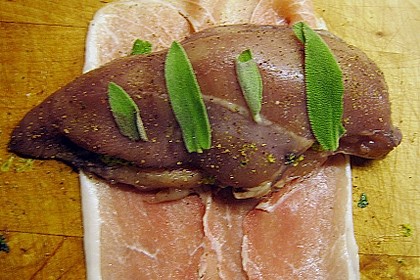 Gefüllte Hähnchenbrust im Schinkenmantel 21