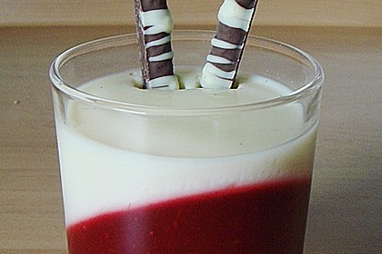 Panna cotta mit Himbeer - Gelee 29