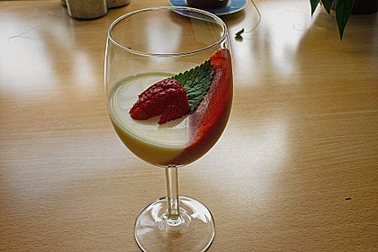 Panna cotta mit Himbeer - Gelee 36