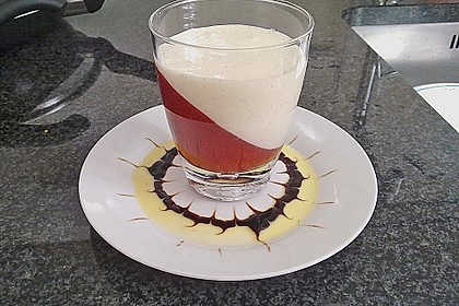 Panna cotta mit Himbeer - Gelee 26