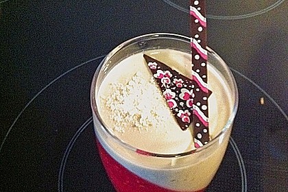 Panna cotta mit Himbeer - Gelee 23