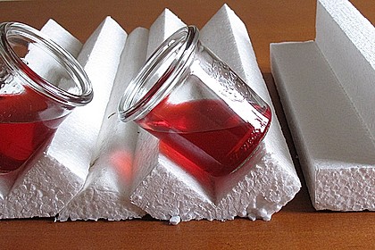 Panna cotta mit Himbeer - Gelee 17