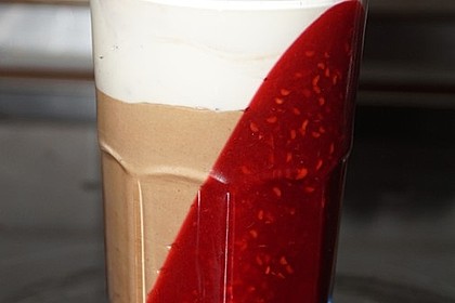 Panna cotta mit Himbeer - Gelee 9
