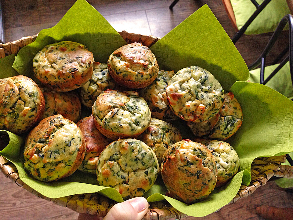 Spinat - Feta - Muffins von Twinkle86 | Chefkoch.de