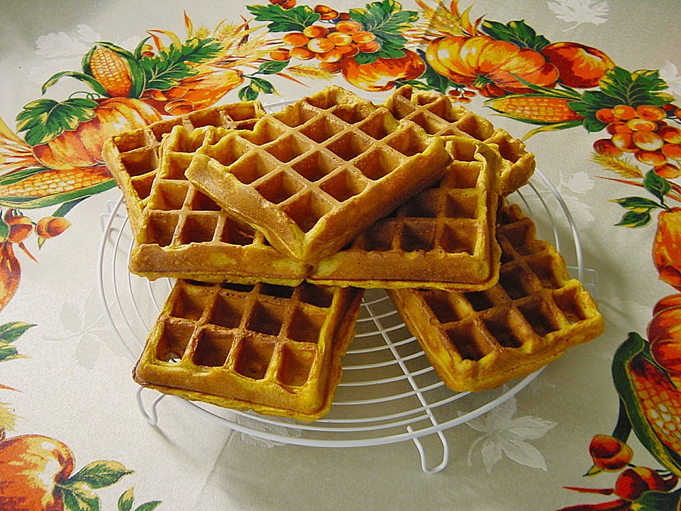 Waffeln mit Kürbispüree von Pumpkin-Pie | Chefkoch.de