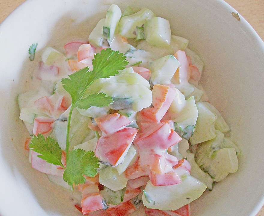 Gurkensalat mit Joghurt und Paprika von McTapps | Chefkoch.de