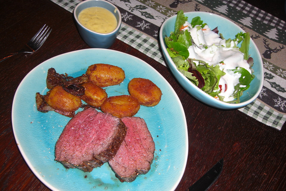Chateaubriand klassisch, mit Sauce Bearnaise von Mathias56 Chefkoch.de