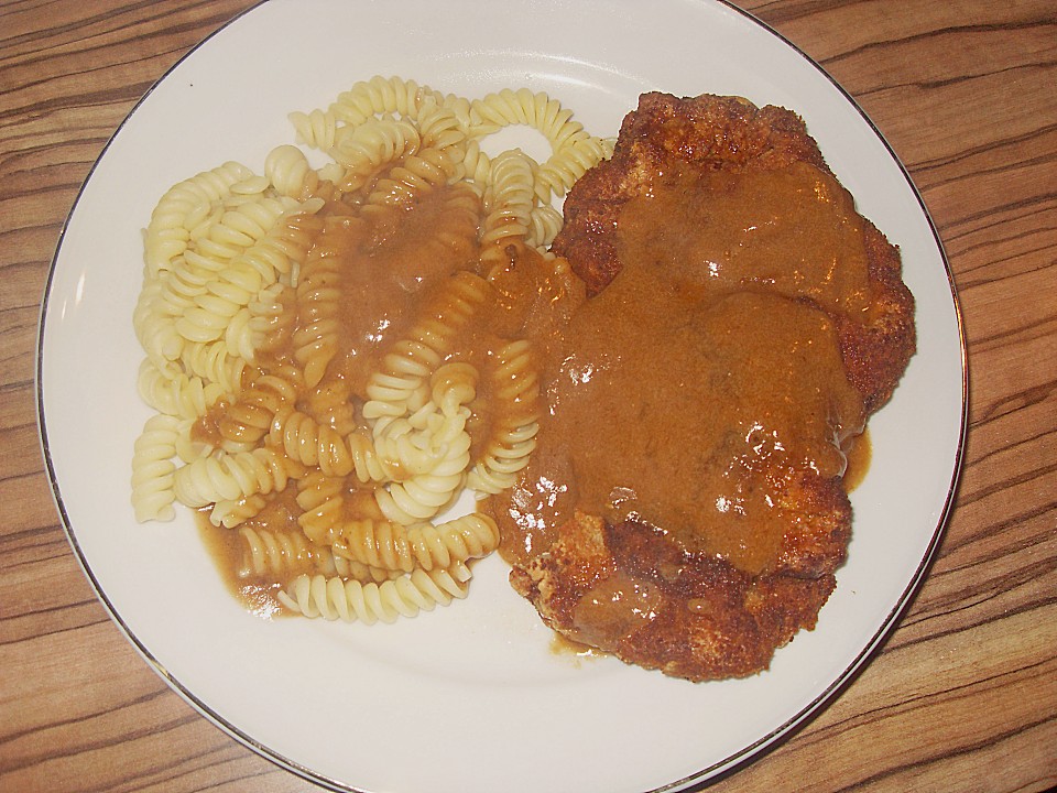 Schnitzel a la Maja an Weißwein - Sahne - Soße von Maja72 | Chefkoch.de Schnitzel a la Maja an Weißwein - Sahne - Soße von Maja72 | Chefkoch.de