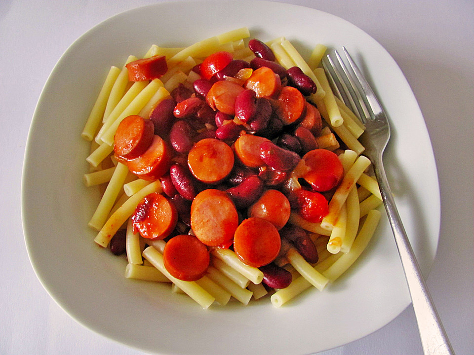 Nudel - Würstchen - Pfanne von Nela67 | Chefkoch.de