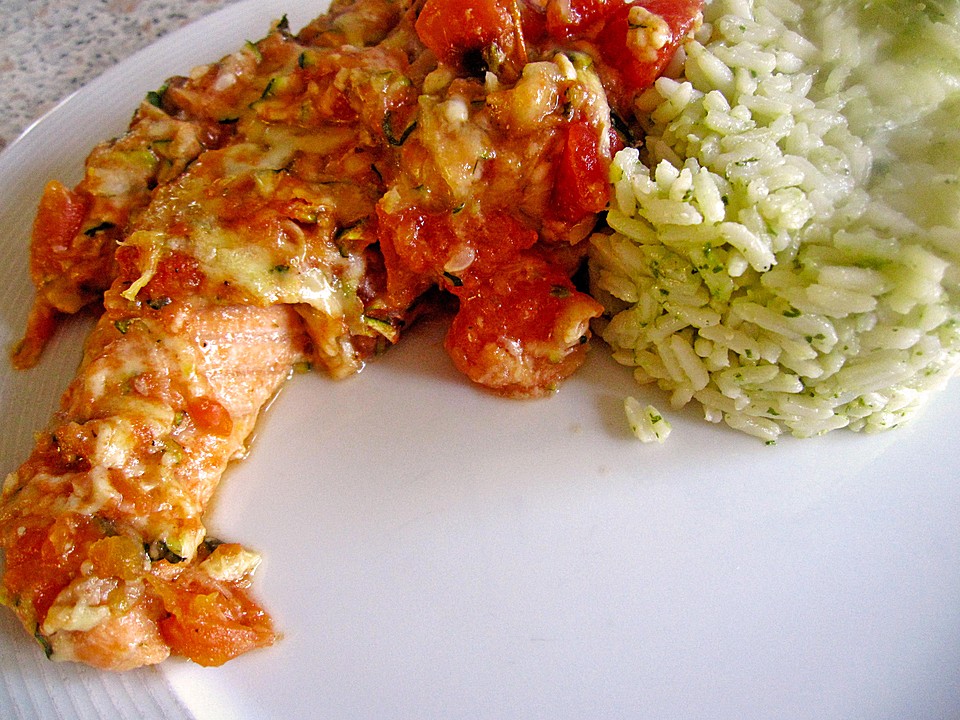 1a Lachs mit Zucchini und Tomaten von tweety123 | Chefkoch.de