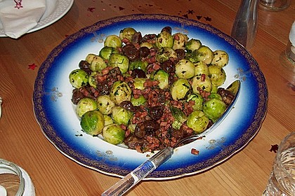 Rosenkohl mit Maronen