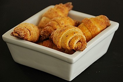 Gerollte Mini-Nusshörnchen 2