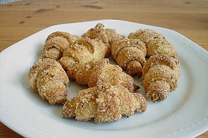 Gerollte Mini-Nusshörnchen 20