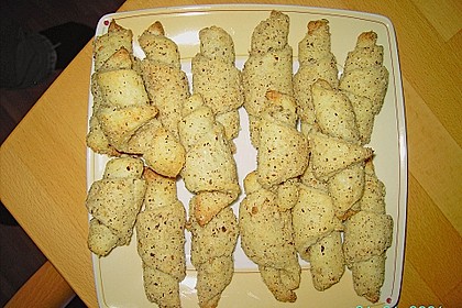 Gerollte Mini-Nusshörnchen 176