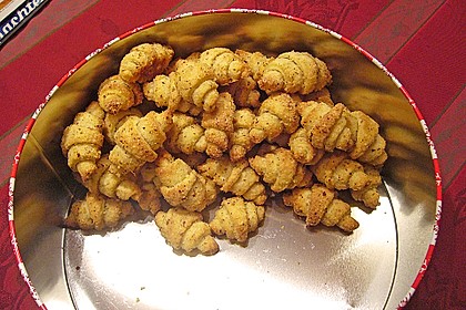 Gerollte Mini-Nusshörnchen 55