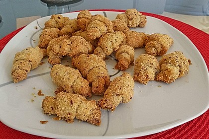 Gerollte Mini-Nusshörnchen 48